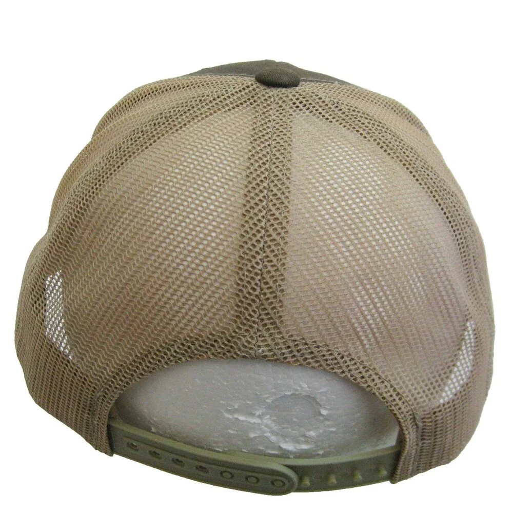 New Portland Oregon Trucker Hat Logo Brown Mesh Baseball Cap Snapback Yupoong